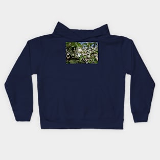 Bee on a flower Kids Hoodie